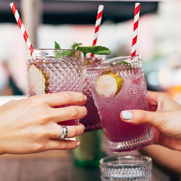 Cheers with friends