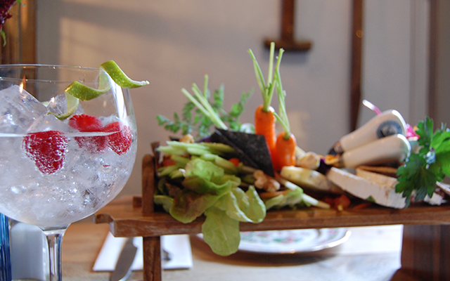 Gin and tonic at the Allotment manchester
