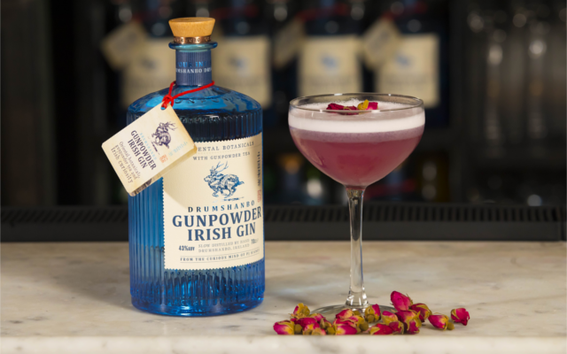 Drumshambo Gunpowder Irish Gin Irish Spring cocktail purple berries