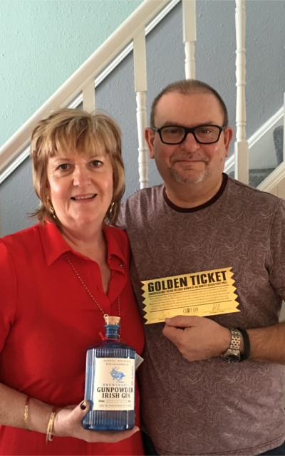 Golden Ticket winners drumshambo gunpowder irish gin