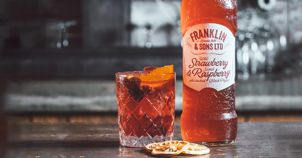 Franklin Sons Strawberry Raspberry Palmers Jam gin cocktail