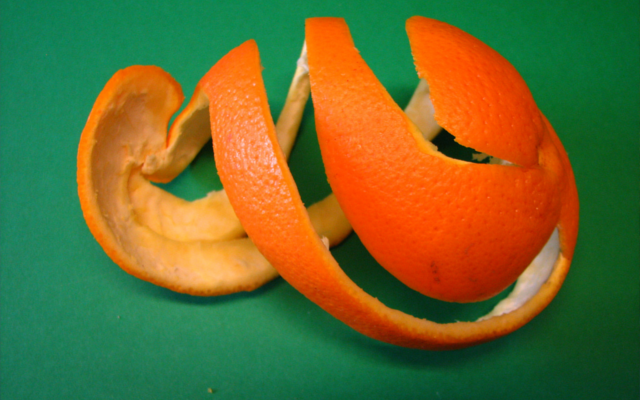 Orange peel botanical