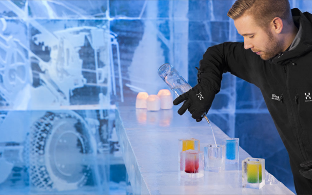 Original Icebar by Icehotel Sweden  gin and tonic bar