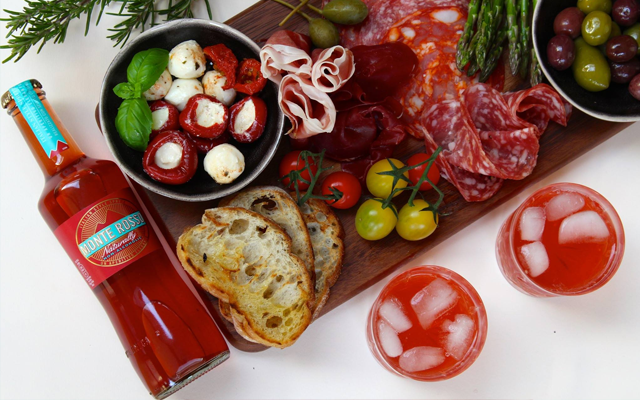 Monte Rosso Aperitivo Snack Drinks