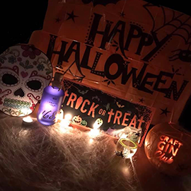 Lisa has carved the Craft Gin Club logo into a pumpkin and we are officially SPOOKED!