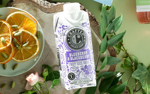Blueberry an blackberry fruit juice 