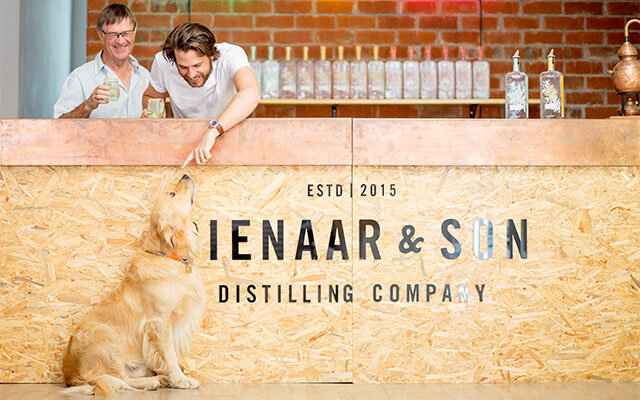 Puppy love at the Pienaar & Son Distilling Company