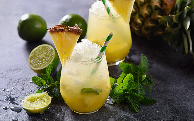 Pineapple wedges