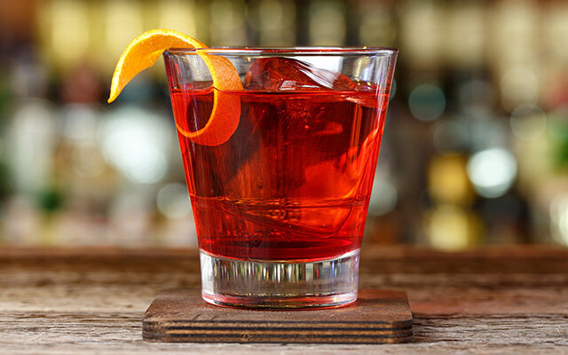 Negroni cocktail