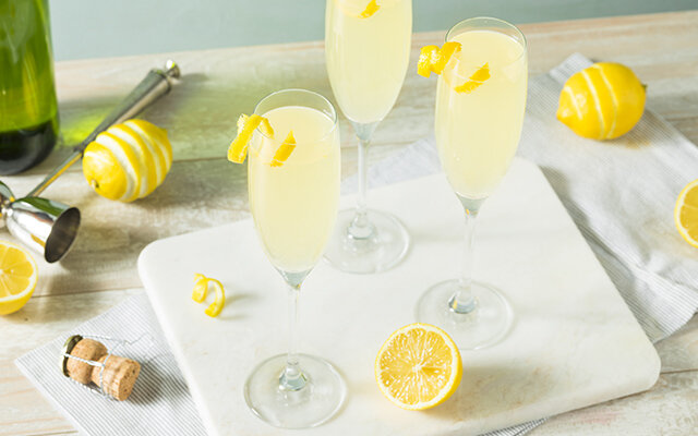 Gin and lemon 