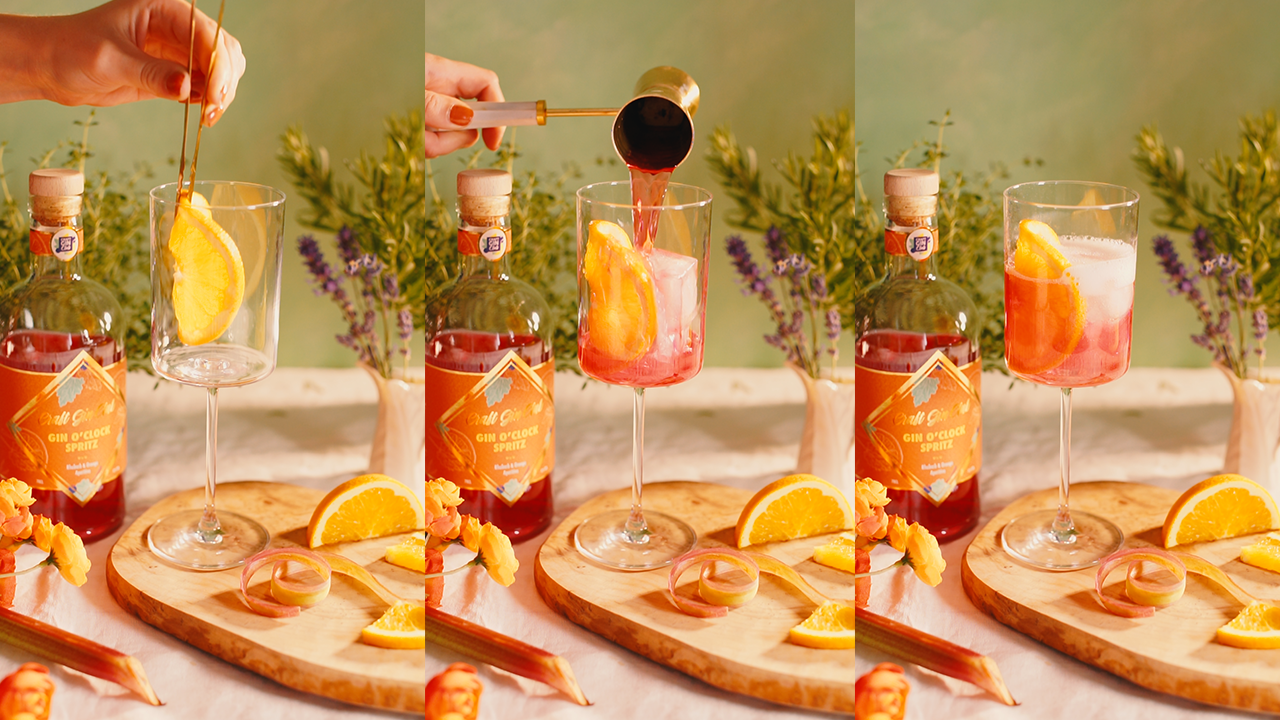 Aperol Spritz Style Cocktail