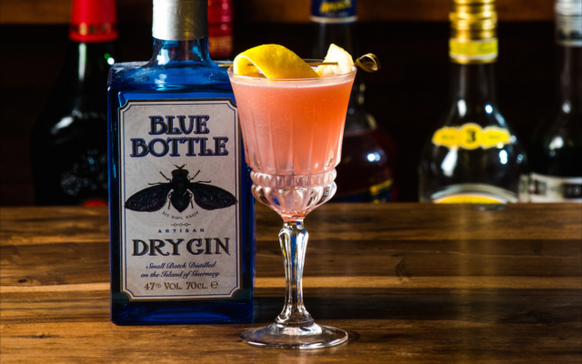Blue bottle gin