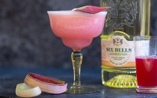 Rhubarb Sour Gin Cocktail Recipe