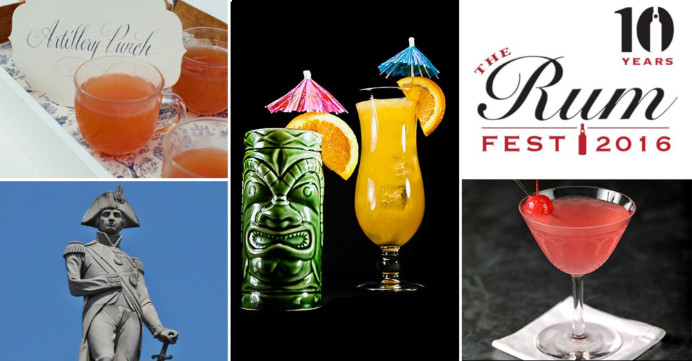 Rum and gin cocktails for Trafalgar day