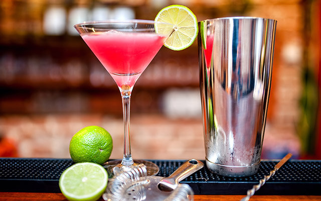 Cosmopolitan cocktail