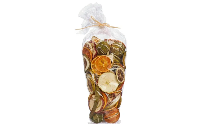 Dried lime and orange christmas garland