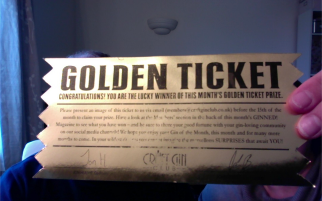 Golden Ticket winner