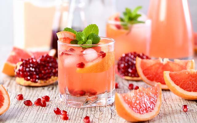 Pink Grapefruit and Pomegranate gin cocktails.jpg