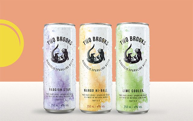 Two Brooks  Passion Star or Lime Cooler or Mango Hi-Ball 