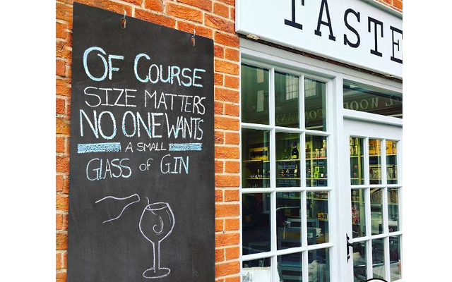 Funny pub chalkboard