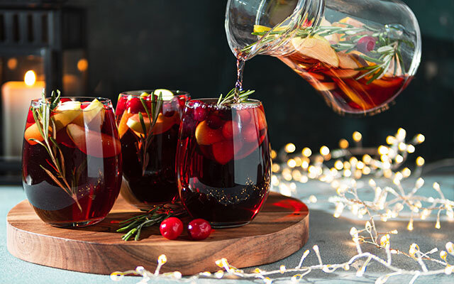 A gin punch is great to share with loved ones, however small your bubble! >>