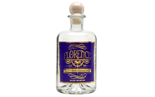 Violet flavoured gin Florence
