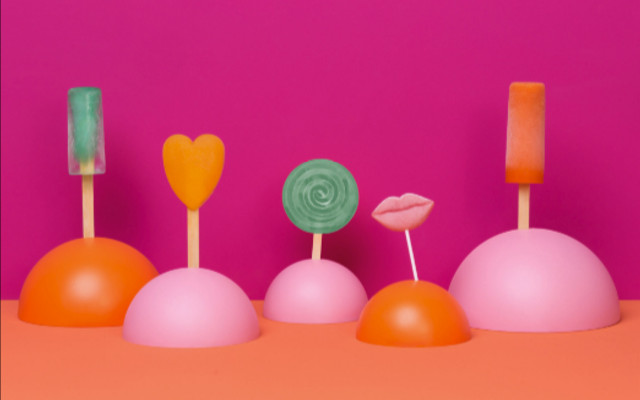 Gin ice lollies