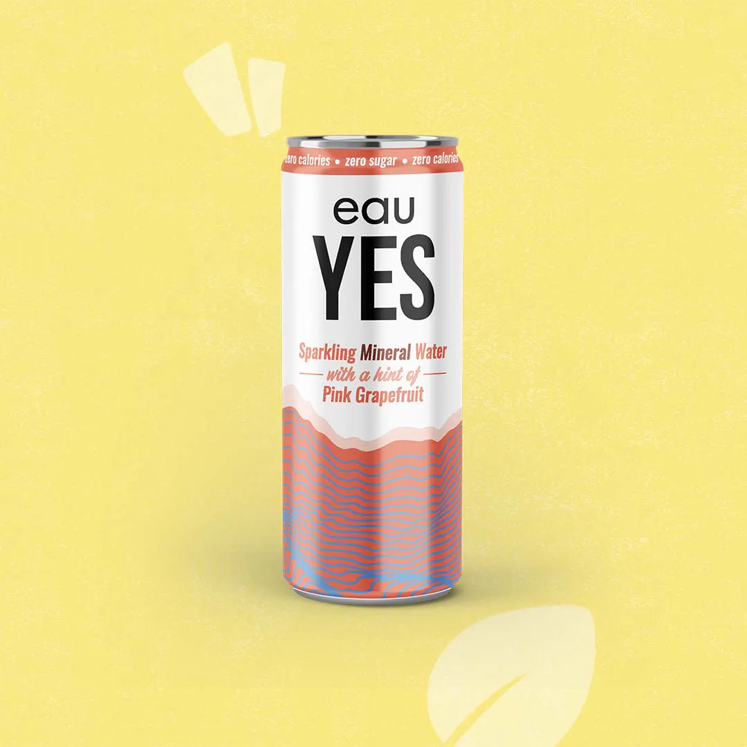 eauYES Water Pink Grapefruit