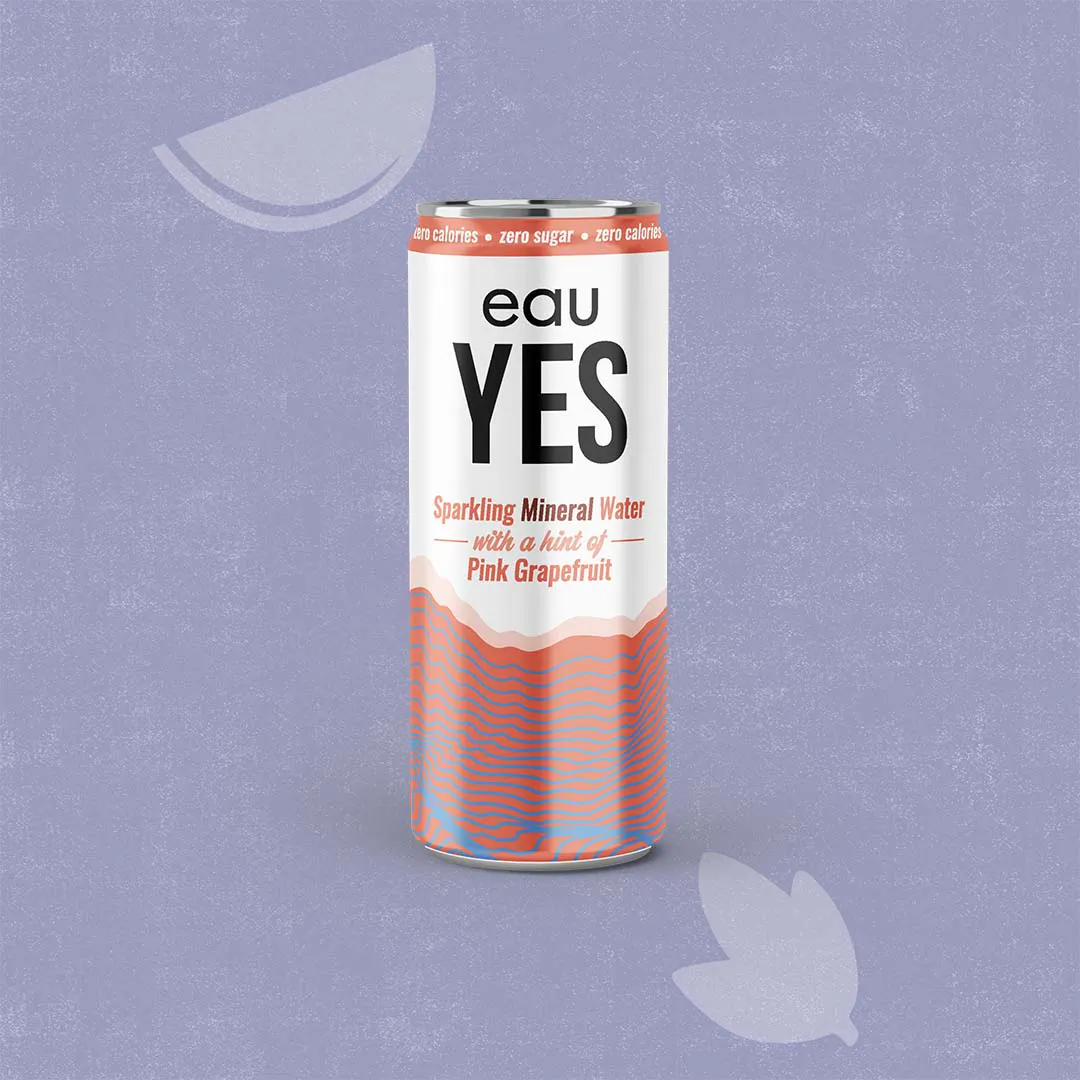 eauYES Water Pink Grapefruit