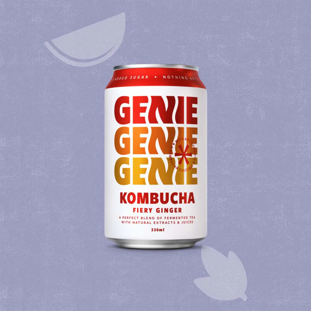 GENIE Kombucha, Fiery Ginger