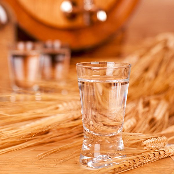 Shot of vodka