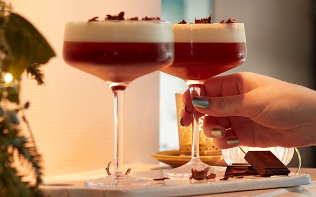 Gingerbread Espresso Martini cocktail recipe