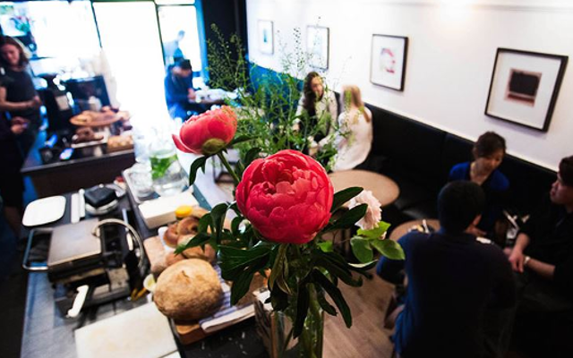 View of Flat White Coffee Shop in London