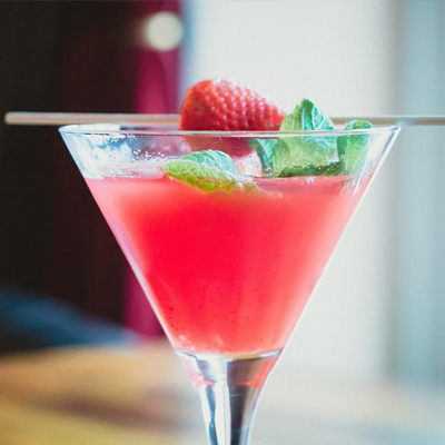 Bloodhound Martini gin cocktail