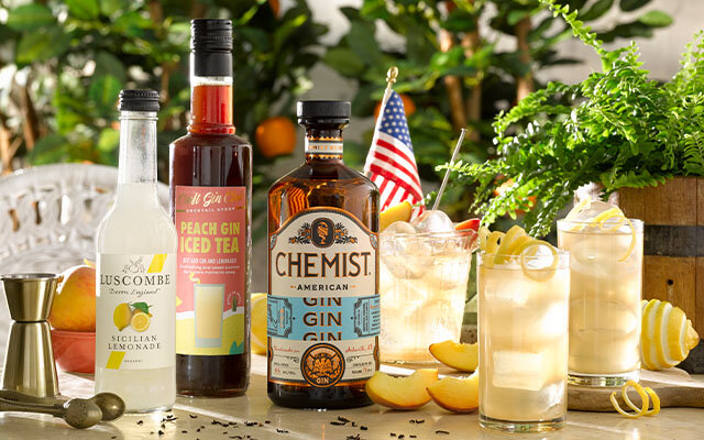 Craft Gin Club's July 2021 Cocktail of the Month, Peach Gin Iced Tea.jpg