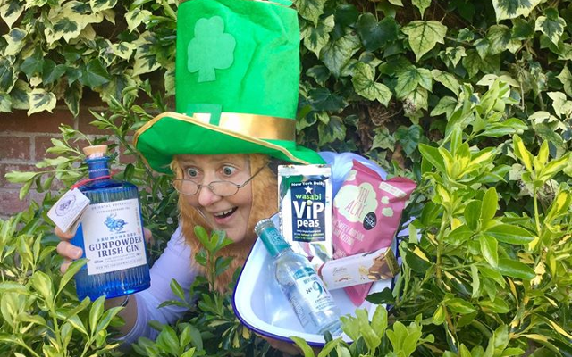 Leprechaun ginstagram winner march box