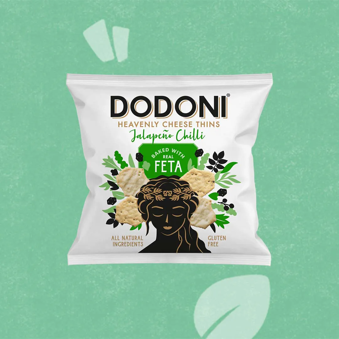 Dodoni Jalapeno Chilli Feta Cheese Thins