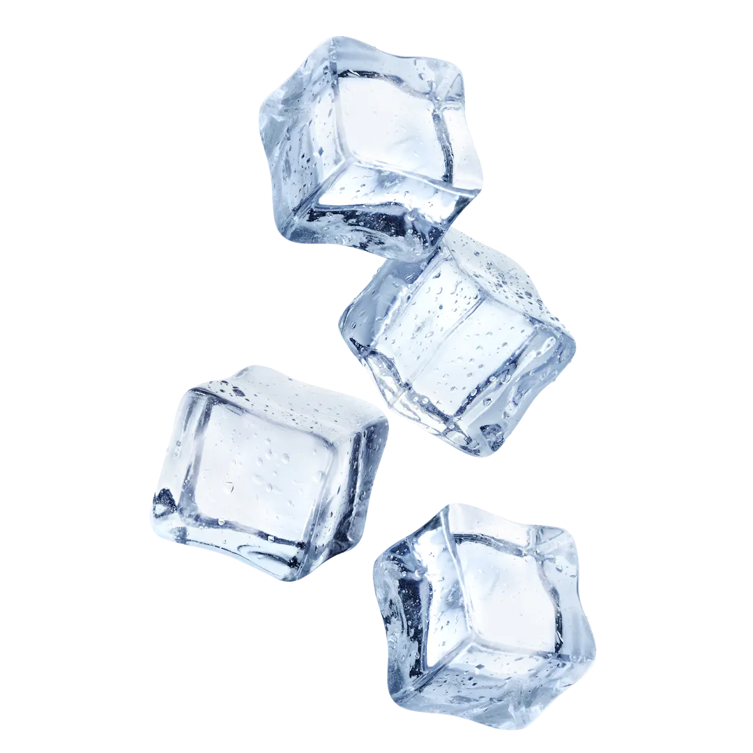 Square ice cubes 