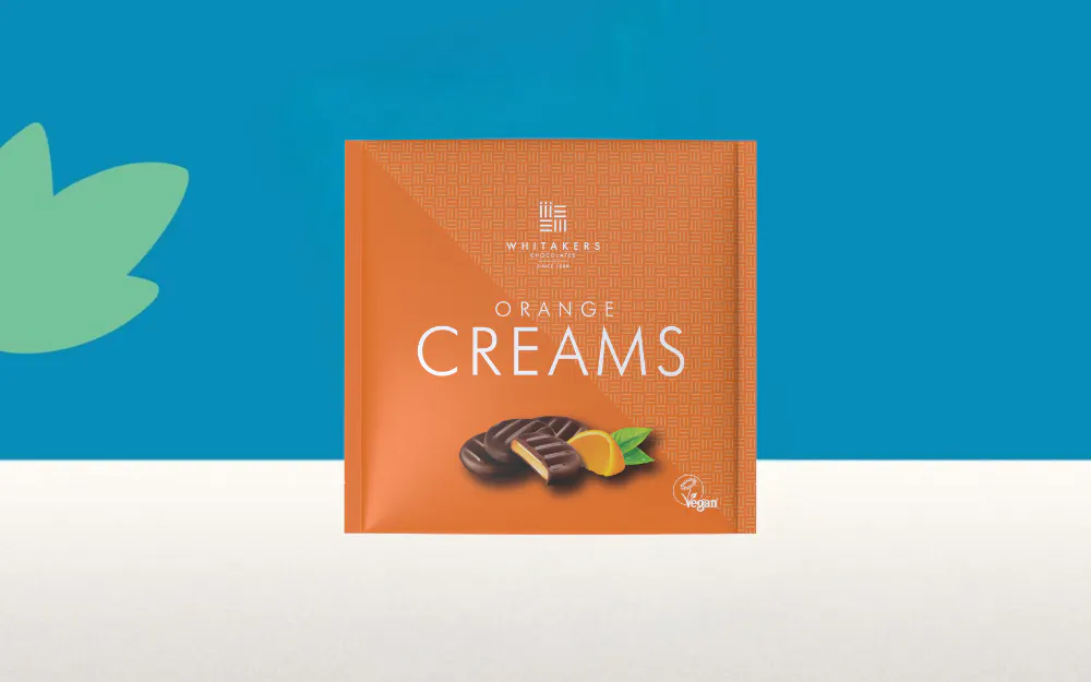 Whitakers Dark Chocolate Orange Fondant Creams