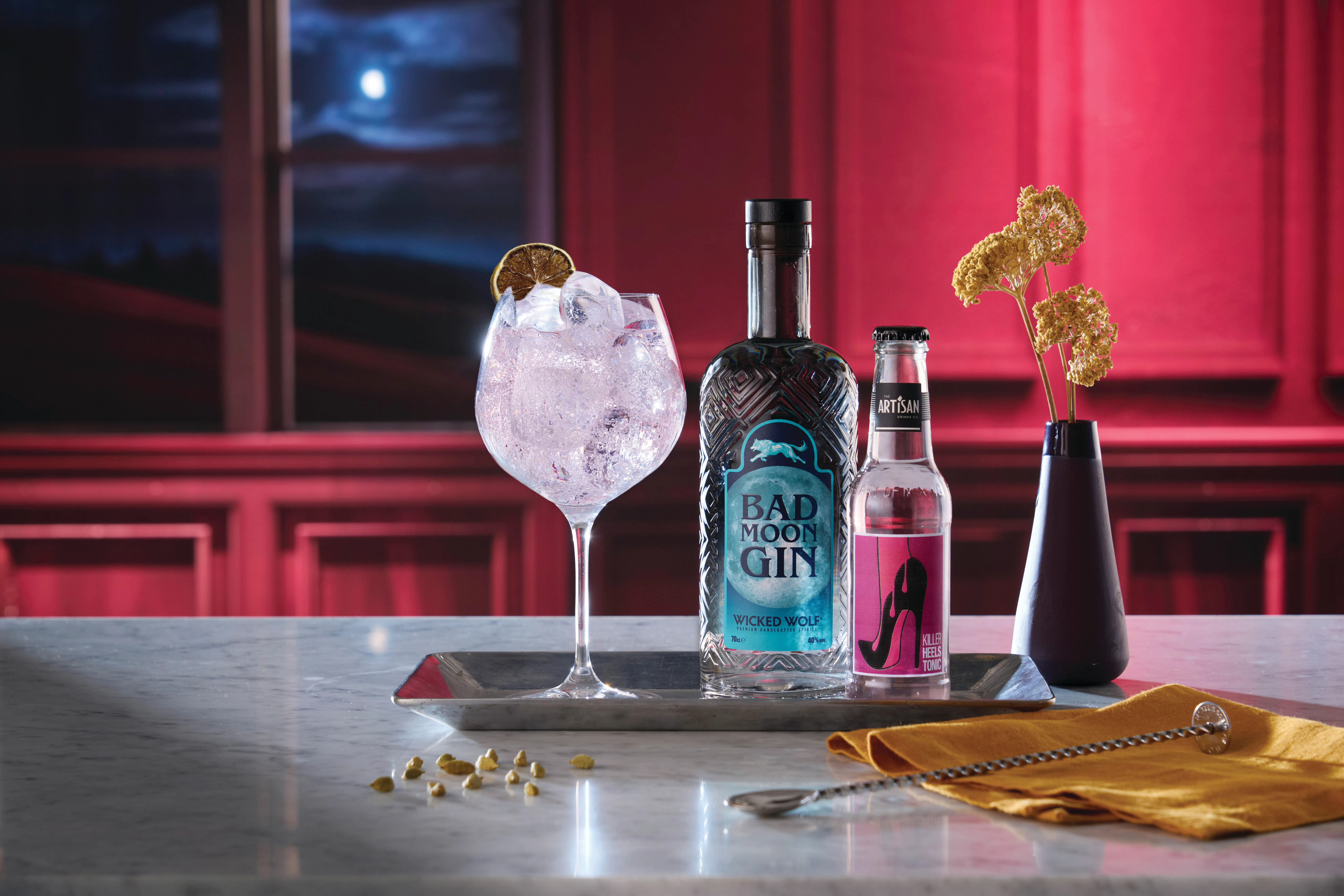 Craft Gin Club's October 2025 Wicked Wolf Bad Moon Gin Perfect G&T