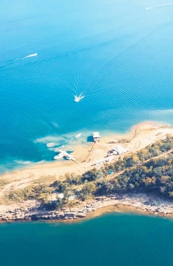 Foto aérea Ilha da Fantasia