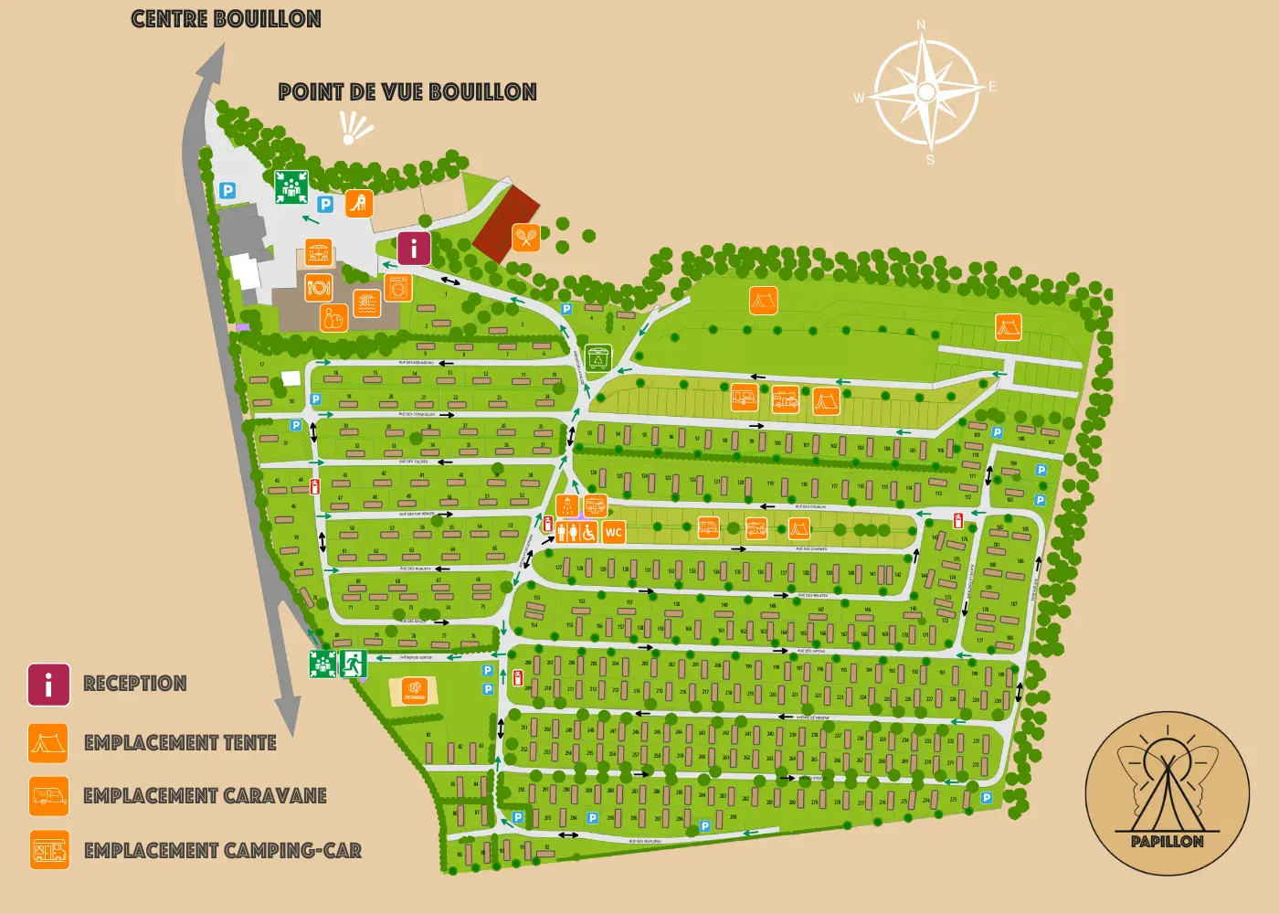 Plan du parc