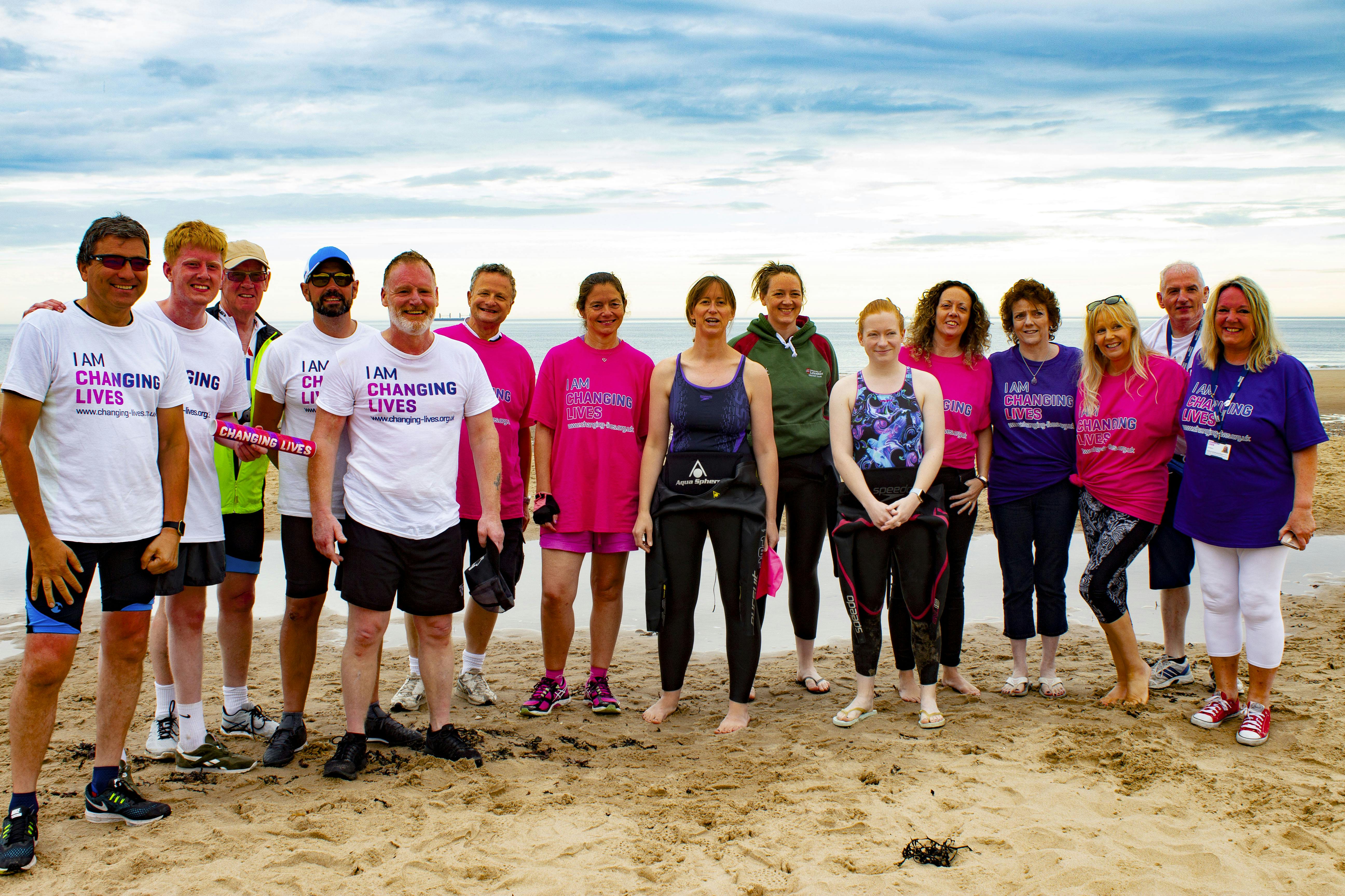 Supporters fundraising for Changing Lives