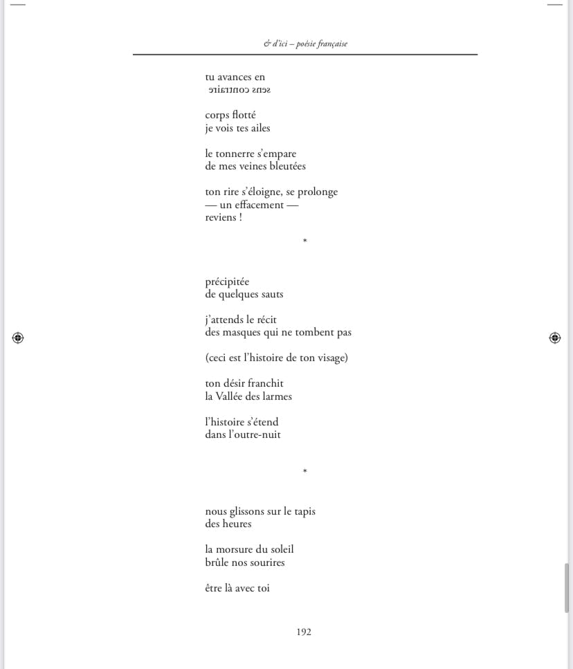 «Sur ton front broder le roulis des vagues», revue La Forge