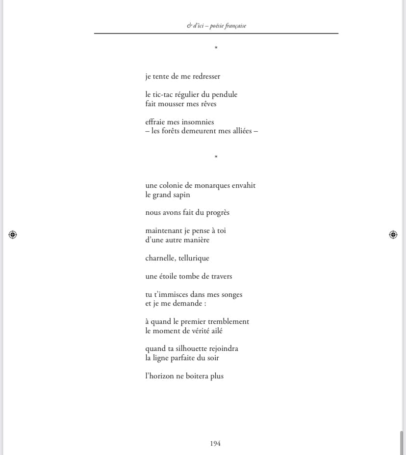 «Sur ton front broder le roulis des vagues», revue La Forge