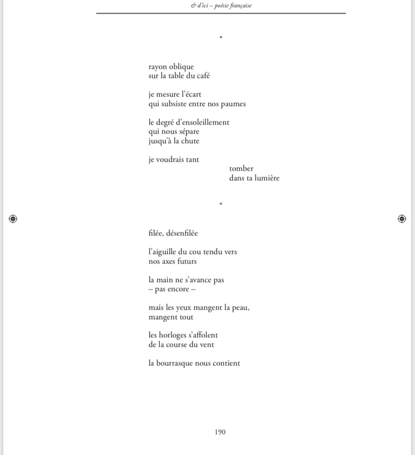 «Sur ton front broder le roulis des vagues», revue La Forge