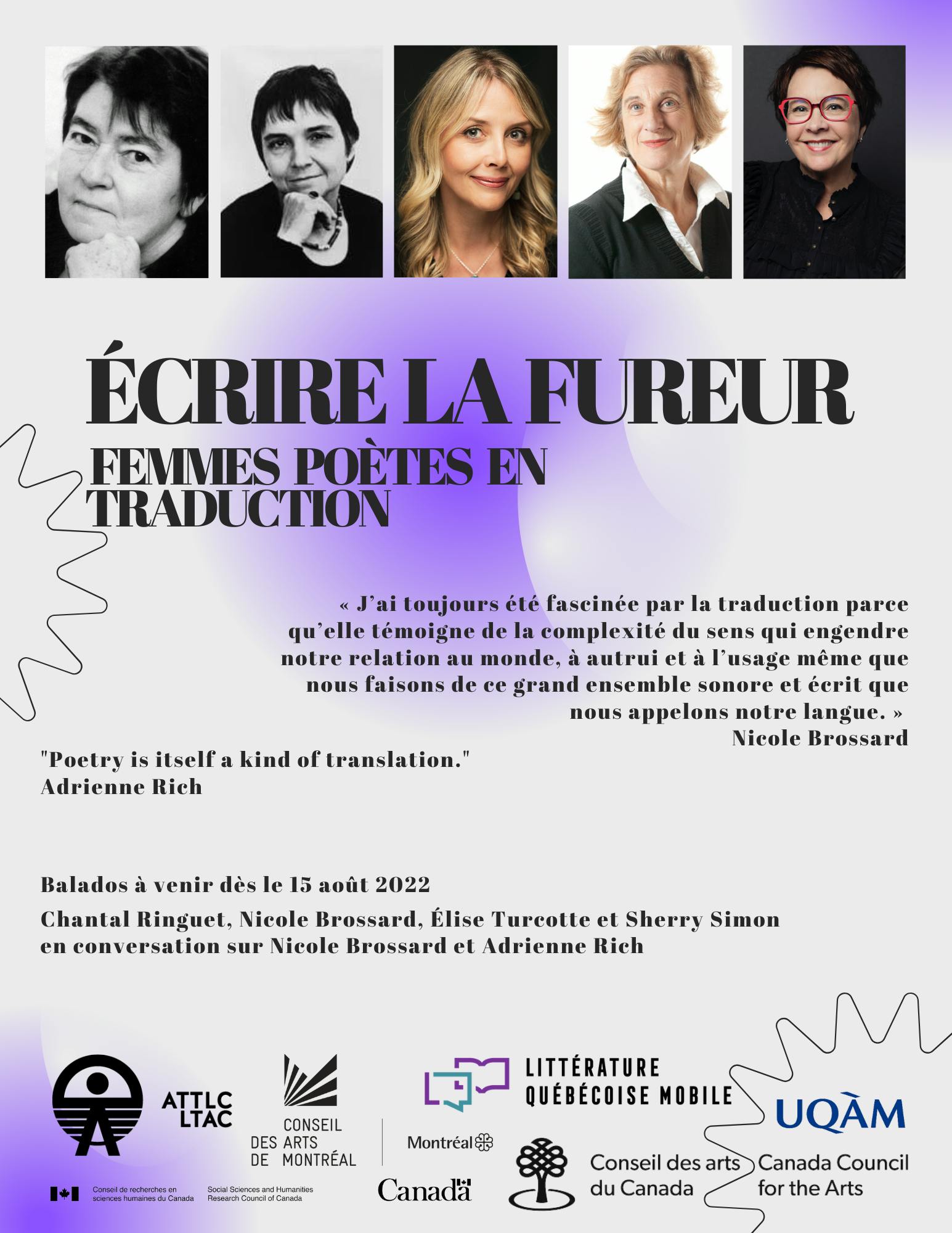Écrire la fureur : femmes poètes en traduction
