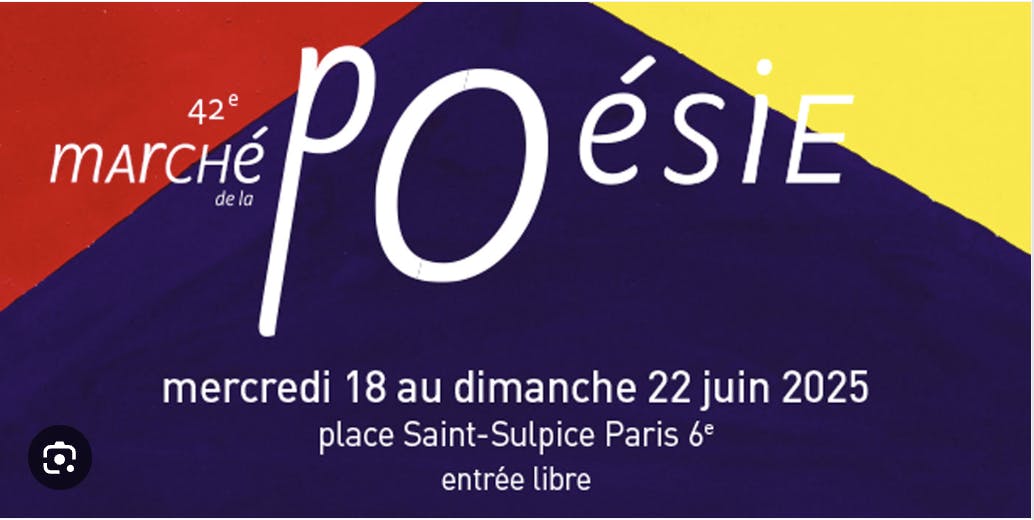 Marché de la poésie de Paris