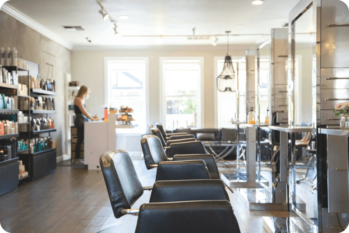 Image of an empty salon