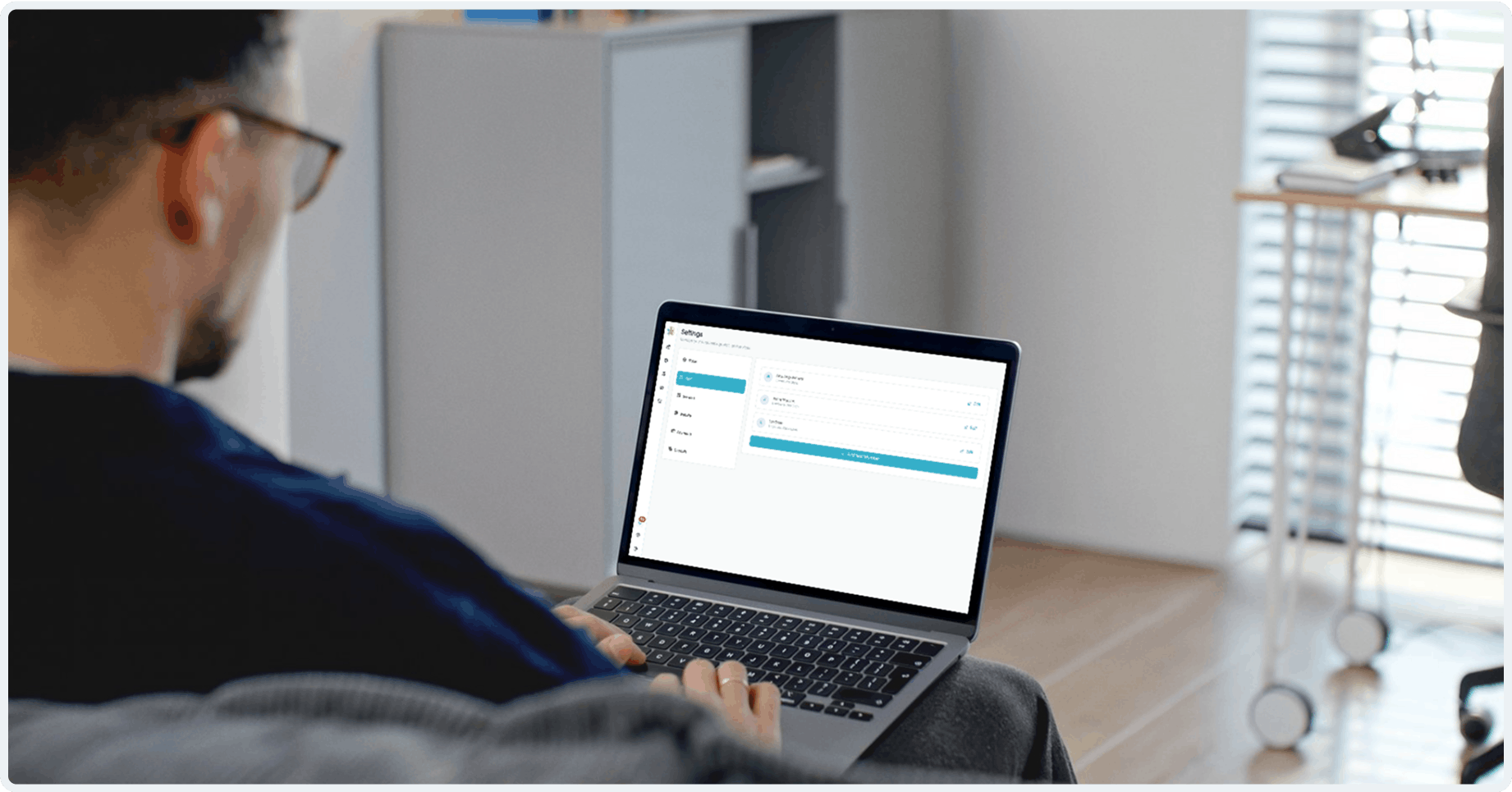 Picture of a user using Pagoda's Booking & Growth Platform